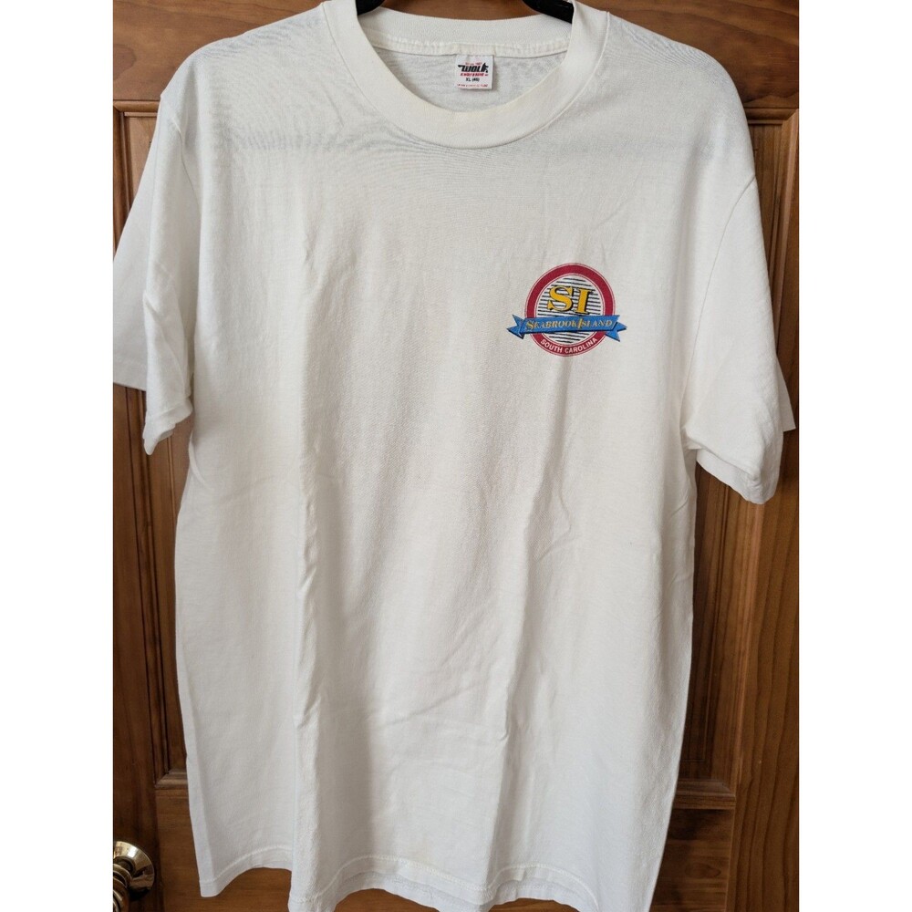 Seabrook Island South Carolina Mens T Shirt USA Touridt Single Stitch XL Vtg